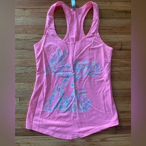 Kappa Delta pink floral tank top - size Small!
